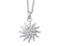 CRYSTalp Krásný náhrdelník s krystaly Energy Sun 32171.R