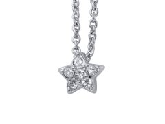 CRYSTalp Slušivý náhrdelník s krystaly Hvězdička 32115.R
