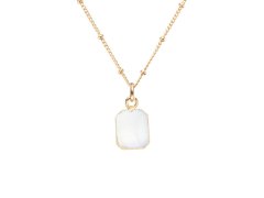 Decadorn Něžný pozlacený náhrdelník s perletí