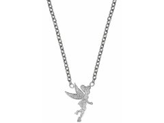 Disney Ocelový náhrdelník s přívěskem Víly Zvonilky Tinker Bell N600633L-157.CS