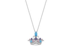 Disney Půvabný stříbrný náhrdelník Princess CS00016RZML-P.CS (řetízek, přívěsek)