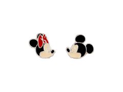 Disney Stříbrné náušnice pecky Mickey and Minnie Mouse ES00087SL.CS
