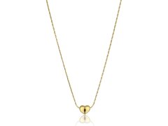 Emily Westwood Romantický pozlacený náhrdelník Srdce Lilah EWN23093G