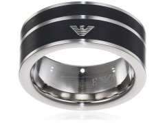 Emporio Armani Moderní ocelový prsten EGS2032040 60 mm