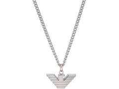 Emporio Armani Moderní ocelový náhrdelník s logem EGS2916040