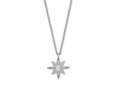 Engelsrufer Třpytivý stříbrný náhrdelník s kubickými zirkony ERN-NSTAR-ZI (řetízek, přívěsek)