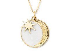 Engelsrufer Zlacený náhrdelník Měsíc a hvězda ERN-MOON-PE-G