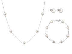 Evolution Group Elegantní zvýhodněná souprava šperků Pavona 21004.1, 22015.1, 23008.1 (náhrdelník, náramek, náušnice)