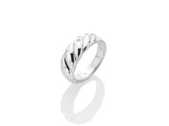 Hot Diamonds Elegantní stříbrný prsten s diamantem Most Loved DR239 50 mm