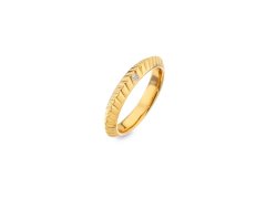 Hot Diamonds Moderní pozlacený prsten s diamantem Jac Jossa Hope DR228 55 mm