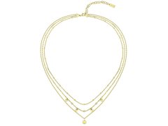 Hugo Boss Módní pozlacený náhrdelník s krystaly Iris 1580334