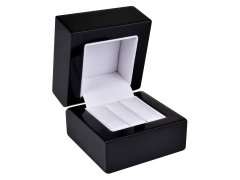 JK Box Dřevěná krabička na náušnice nebo snubní prsteny BB-2/NA/A25