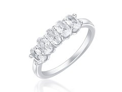 JVD Elegantní stříbrný prsten se zirkony SVLR0705XH2BI 54 mm