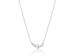JVD Fashion stříbrný náhrdelník se zirkony SVLN0462X75BI45