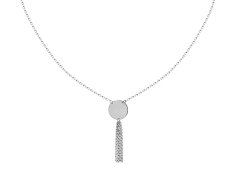 JVD Slušivý stříbrný náhrdelník SVLN0201XH20045