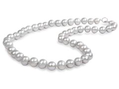 JwL Luxury Pearls Náhrdelník s pravými šedými perlami JL0288