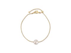 JwL Luxury Pearls Jemný pozlacený náramek s pravou perlou JL0711