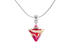 Lampglas Vášnivý náhrdelník Passionate Story Triangle s 24karátovým zlatem v perle Lampglas NTA6