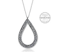 Levien Krásný náhrdelník s krystaly SS Rocks Pear 49 crystal