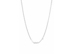 Liu Jo Romantický ocelový náhrdelník s perličkami Icona LJ1689