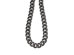 Lotus Style Moderní pánský náhrdelník z oceli Men in Black LS2060-1/2