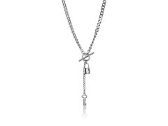 Marc Malone Originální ocelový náhrdelník Payton Silver Necklace MCN23111S