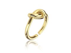 Marc Malone Pozlacený prsten s uzlem Rylee Gold Ring MCR23003G