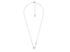 Michael Kors Něžný stříbrný náhrdelník se zirkony Pavé Heart MKC1520AN040