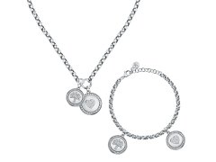 Morellato Fashion ocelová sada šperků Love S0R31 (náhrdelník + náramek)