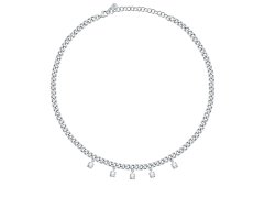 Morellato Luxusní ocelový náhrdelník s krystaly Poetica SAUZ05