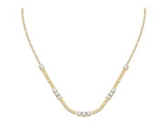 Morellato Luxusní pozlacený náhrdelník s čirými zirkony Scintille SAQF23