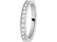 Morellato Ocelový prsten s krystaly Love Rings SNA41 52 mm