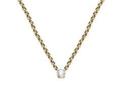 Morellato Originální pozlacený náhrdelník s krystalem Poetica SAUZ30