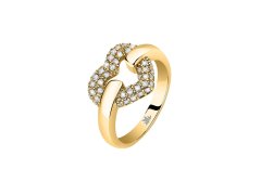 Morellato Romantický pozlacený prsten z oceli Bagliori SAVO280 54 mm