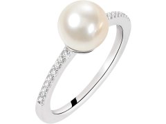 Morellato Stříbrný prsten s perlou Perla SANH070 52 mm
