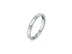 Morellato Stylový ocelový prsten s krystaly Motown SALS85 65 mm