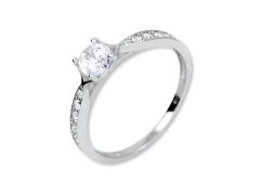Brilio Nádherný prsten s krystaly 229 001 00753 07 57 mm