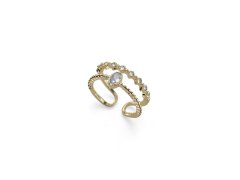 Oliver Weber Elegantní pozlacený prsten Tiana 41213G M (53 - 55 mm)