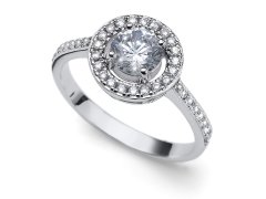 Oliver Weber Elegantní stříbrný prsten Sunshine 63268R 57 mm