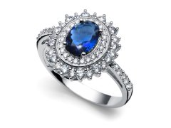 Oliver Weber Luxusní stříbrný prsten ve stylu Kate Pure 63270 61 mm