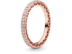 Pandora Luxusní bronzový prsten 180963CZ 52 mm