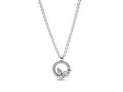 Pandora Nádherný stříbrný náhrdelník s kubickými zirkony Timeless 392620C01-45