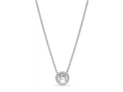 Pandora Stříbrný náhrdelník s třpytivým přívěskem Timeless 396240CZ-45