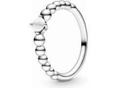 Pandora Stříbrný prsten pro ženy narozené v dubnu 198867C04 54 mm