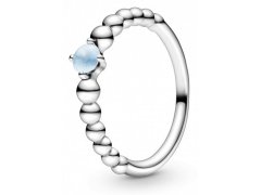 Pandora Stříbrný prsten pro ženy narozené v prosinci 198867C07 56 mm