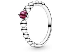 Pandora Stříbrný prsten pro ženy narozené v červenci 198867C02 54 mm