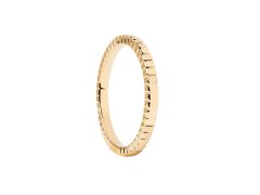 PDPAOLA Minimalistický pozlacený prsten Lea Essentials AN01-811 56 mm