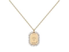 PDPAOLA Originální pozlacený náhrdelník Beran ARIES CO01-568-U (řetízek, přívěsek)