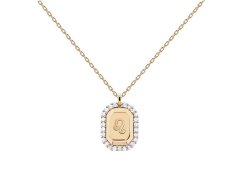 PDPAOLA Originální pozlacený náhrdelník Lev LEO CO01-572-U (řetízek, přívěsek)