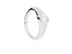PDPAOLA Výrazný stříbrný prsten Karry Essentials AN02-A03 58 mm